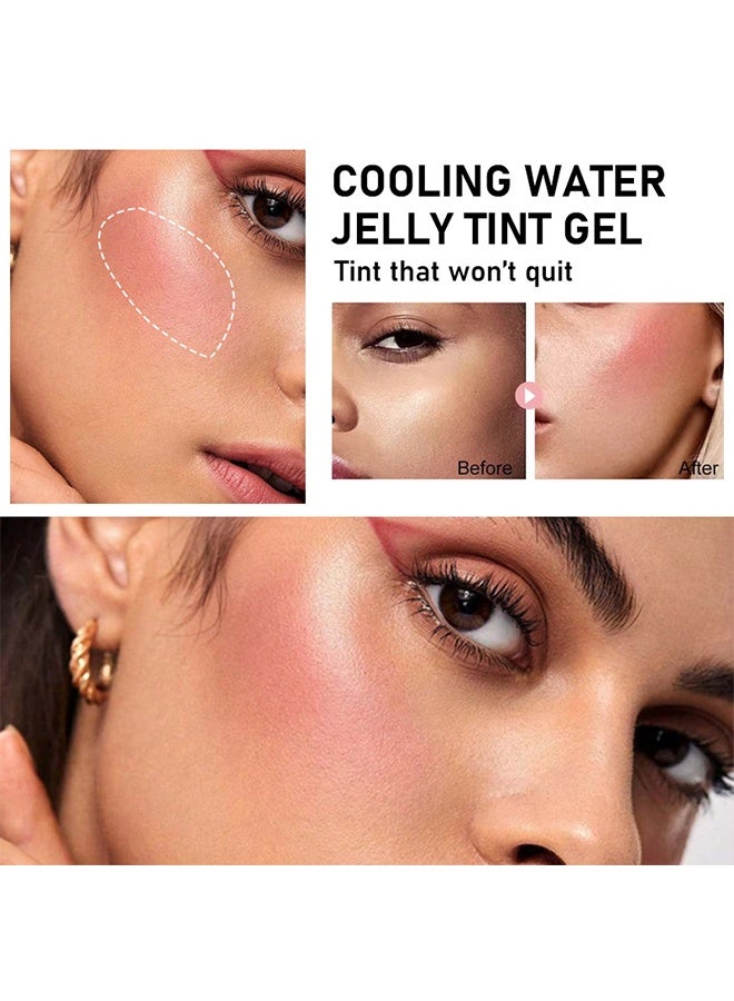 فايبلي أحمر شفاه بلش، قلم أحمر خدود بودرة، تينت جل مائي بارد للشفاه والخدود، قلم أحمر خدود للخدود، قلم جل أحمر خدود، طويل الأمد وغير لاصق، خالٍ من البارابين #01 - Image 3